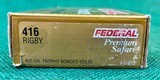 Federal Premium Safari 400 Grain Trophy Bonded Solid.416 Rigby - 3 of 5