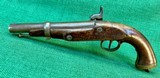 Antique Percussion Pistol with Belgian Proofmarks
.64 Caliber