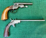 Pair of Pistols - One Single Shot, One Double-BarrelPlease See Description for Details..22 Rimfire and .304 - 1 of 14