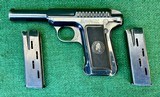 Savage Model 1915 .380 ACP 1 of 4,000 Made Includes 2 Magazines
