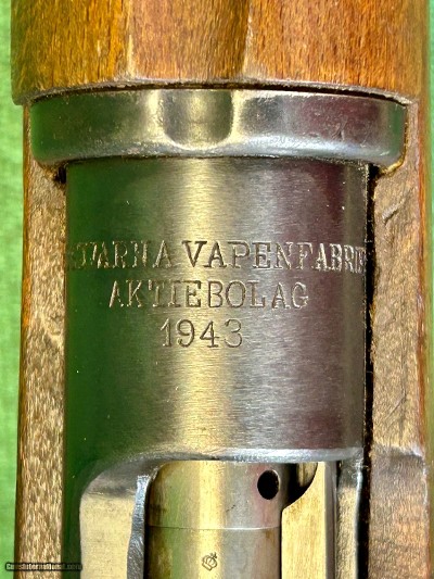 Husqvarna Model 38 1943
Like New Bore
6.5X55 Swedish