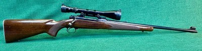 Winchester Pre-64 Model 70 Featherweight and Balvar Scope with Tapered Cross Hair.270 Winchester