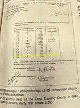 Finnish VKT Lahti L-35 Series Zero Fields Trial Model (Read Description) 9mm - Image 6 of 14