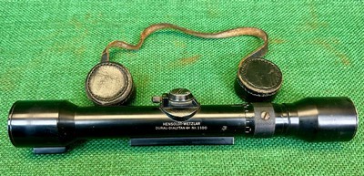 Hensoldt Wetzlar Dural Dialytan 4x Nr. 1100 Vintage German Rifle Scope with Case - Image 3 of 14