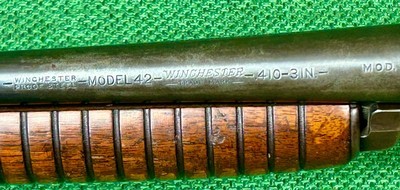 Winchester Model 42 Pump Shotgun Pre-64 .410 - Image 14 of 16