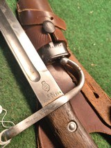 Argentine 1909 bayonet wood grip Mauser Argentina Exc!!