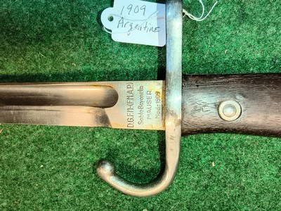 Argentine 1909 bayonet wood grip Mauser Argentina Exc!! - Image 6 of 8