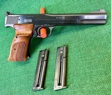 Smith & Wesson Model 41 with 2 Mags, Case, and Papers- "NRA Instructors & Coaches Program" .22LR - Image 3 of 18