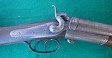 J.P.CLABROUGH &BROS SIDE LEVER DOUBLE HAMMER GUN 12 BORE - 4 of 15