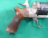 German folding trigger pinfire 9mm - 3 of 15