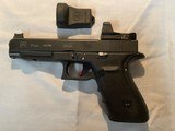 Glock 41 with Zev trigger and Leupold DP-Pro
RED DOT/AUTO ON/OFF
AND FRONT SIGHT IS CO-WITNESS - 1 of 2