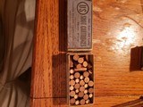 Rare box of 30 u.s. 32 long rimfire shot cartridges - 1 of 8