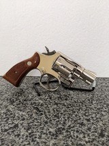 S&W Model 10-7 Nickel .38 Special - 1 of 10