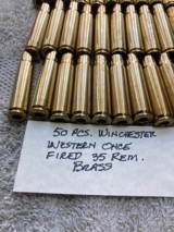 35 Remington Brass, 148 Pcs. NOS & Once Fired Winchester Western & 80+ 200 Gr SP bullets! - 5 of 10