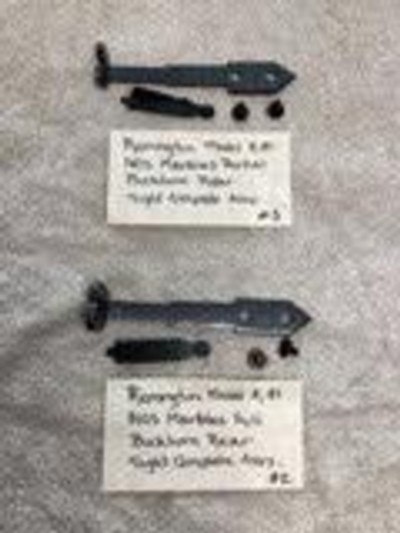 Remington & Marbles Complete Rear Sights for Remington Models 8 & 81 EX NOS!