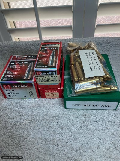 NOS Winchester WW Super 300 Savage Brass, 50 Pcs! Perfect for Remington Model 14, 141,81!