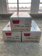 Winchester NOS 256 Win Mag Brass, 3 Boxes 50 Each, 150 Total.