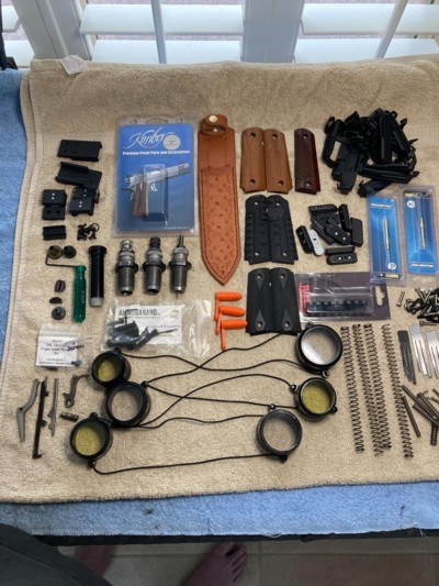 Huge Pile of Gun Parts, Tools Etc. CHEAP!