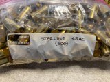 500 Rounds NOS Starline Unprimed 45 ACP Brass, Large Primer. - 3 of 4