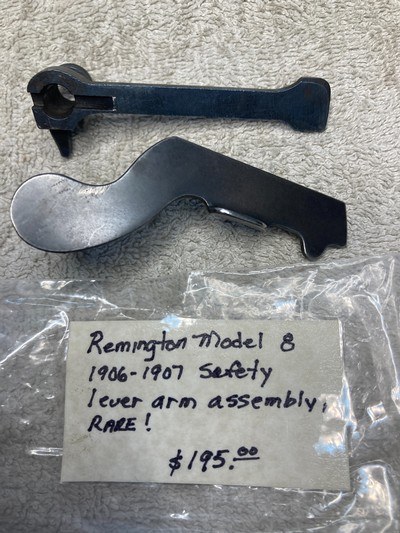 1906 & 1907 Remington Model 8, Rare Safety Lever & Safety Rocker, Must See!