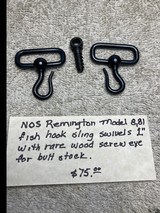 NOS Remington Model 8 & 81 Fish Hook Sling Swivels 1