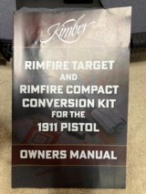 Kimber Rimfire Target Conversion Kit, Orig. Case/Instructions & 5 - 10 Rnd. Mags. - Image 11 of 13