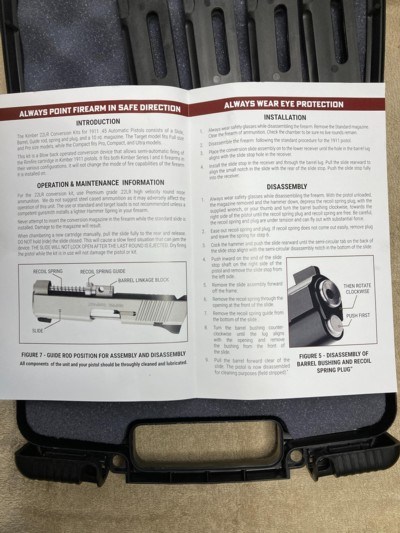 Kimber Rimfire Target Conversion Kit, Orig. Case/Instructions & 5 - 10 Rnd. Mags. - Image 9 of 13