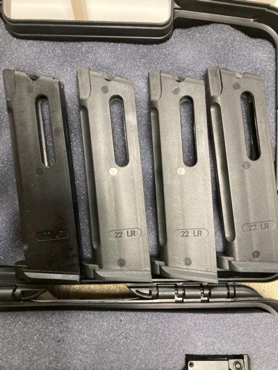 Kimber Rimfire Target Conversion Kit, Orig. Case/Instructions & 5 - 10 Rnd. Mags. - Image 8 of 13