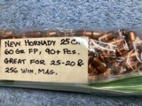 Nice Pile of NOS 25-20 Brass, 25-20 Dies & 25-20 Bullets, One Low Sum! - 10 of 10