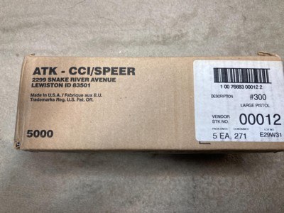 CCI Large Pistol #300 NOS Primers, 5000 Case Cheapest Online!!!!!!!!!!!!!!!!!!!! - Image 3 of 3