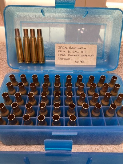 Lyman 25 Cal. RemingtonDies, Bullets & Brass for Rem. Model 8, Must See! - Image 3 of 12