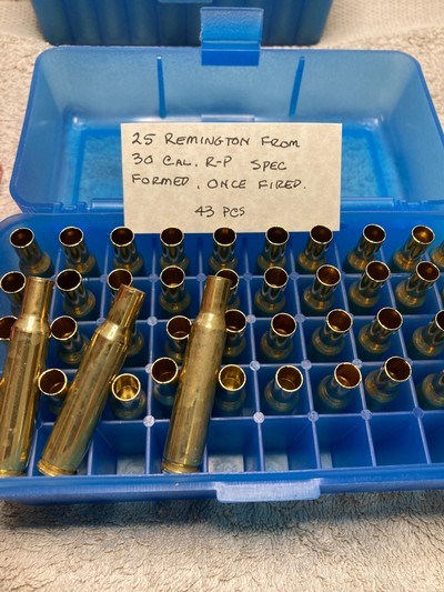 Lyman 25 Cal. RemingtonDies, Bullets & Brass for Rem. Model 8, Must See! - Image 6 of 12