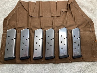 Kimpro 7 Round 45 ACP Tac Mags, 6 in Excellent Lightly Used Condition! - Image 1 of 5