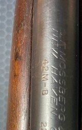 Mossberg 42 M-B .22 rifle Microclick sight - 15 of 20