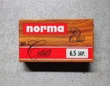 Norma 6.5 JAP. Unprimed Brass Cases Box of 20 - 1 of 3