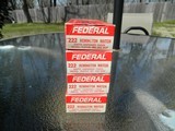 Federal 222 Remington Nickel Brass 4 twenty round boxes - 1 of 1