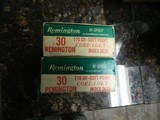 VINTAGE REMINGTON 30 REMINGTON AMMO CIRCA 1950 - 1 of 2