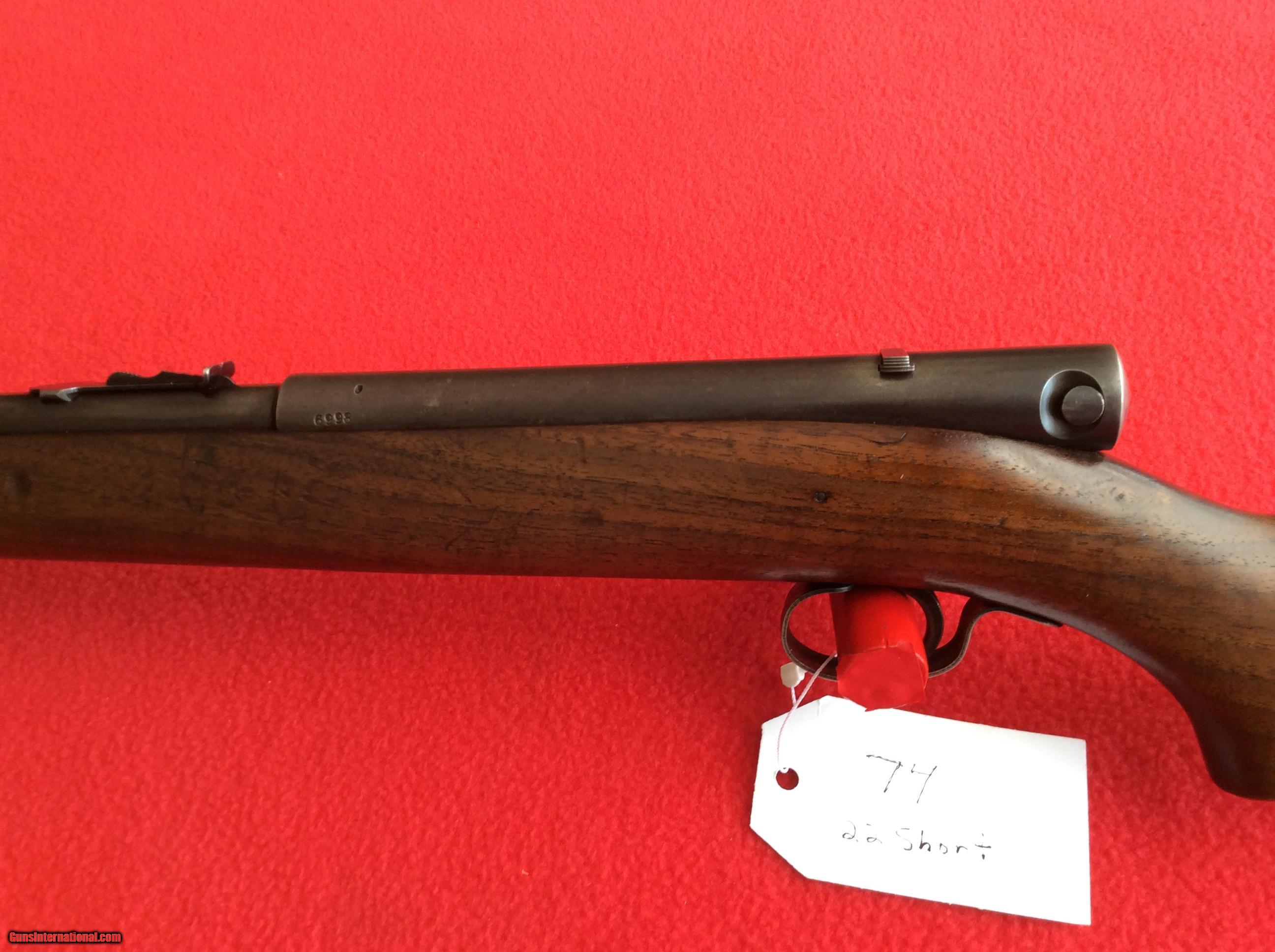 WINCHESTER MODEL 74 ( 22 SHORT ONLY)