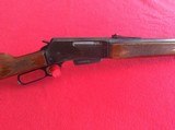 BROWNING LEVER ACTION RIFLE IN 358 WINCHESTER CALIBER - 1 of 6