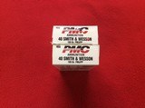 PMC 40 CAL. S &W 165 GR. FMJ AMMUNITION - 1 of 1