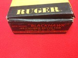 RUGER NEW MODEL BLACKHAWK 45 LC & 45ACP CYL. 4 5/8” BARREL NIB - 3 of 6