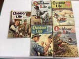 1937 TO 1959 OUTDOOR LIFE , FIELD AND STREAM SPORTS AFIELD MAGAZINES