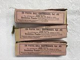 PETERS MILITARY 45 ACP SHELLS FROM KING MILLS OHIO 1918