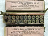 PETERS MILITARY 45 ACP SHELLS FROM KING MILLS OHIO 1918 - 2 of 3