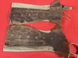 WW 1 AMMUNITION BELTS AND A PAIR OF PUTTEES AND HELMET - 3 of 5