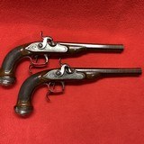 ROCHETT OF PARIS PAIR OF 69 CAL. PERCUSSION PISTOLS WITH CASE - 2 of 8