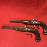 ROCHETT OF PARIS PAIR OF 69 CAL. PERCUSSION PISTOLS WITH CASE - 7 of 8