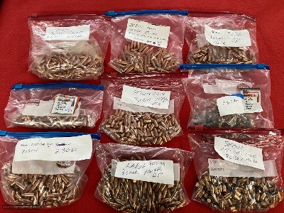 Hornady, speer, Lapua, 30 cal.various gr. Weight