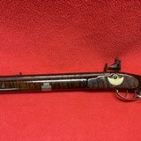 EARLY AMERICAN
FLINTLOCK LONG RIFLE 36 CAL. 41 1/2” BARREL - 7 of 15