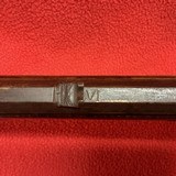 EARLY AMERICAN
FLINTLOCK LONG RIFLE 36 CAL. 41 1/2” BARREL - 15 of 15